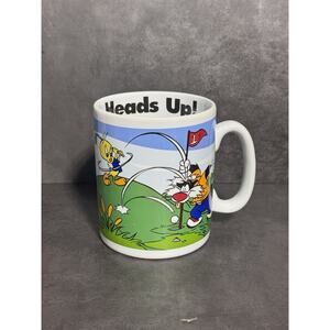 Looney Tunes Sylvester And Tweety Bird GOLF Oversized Coffee Mug - WB Vintage